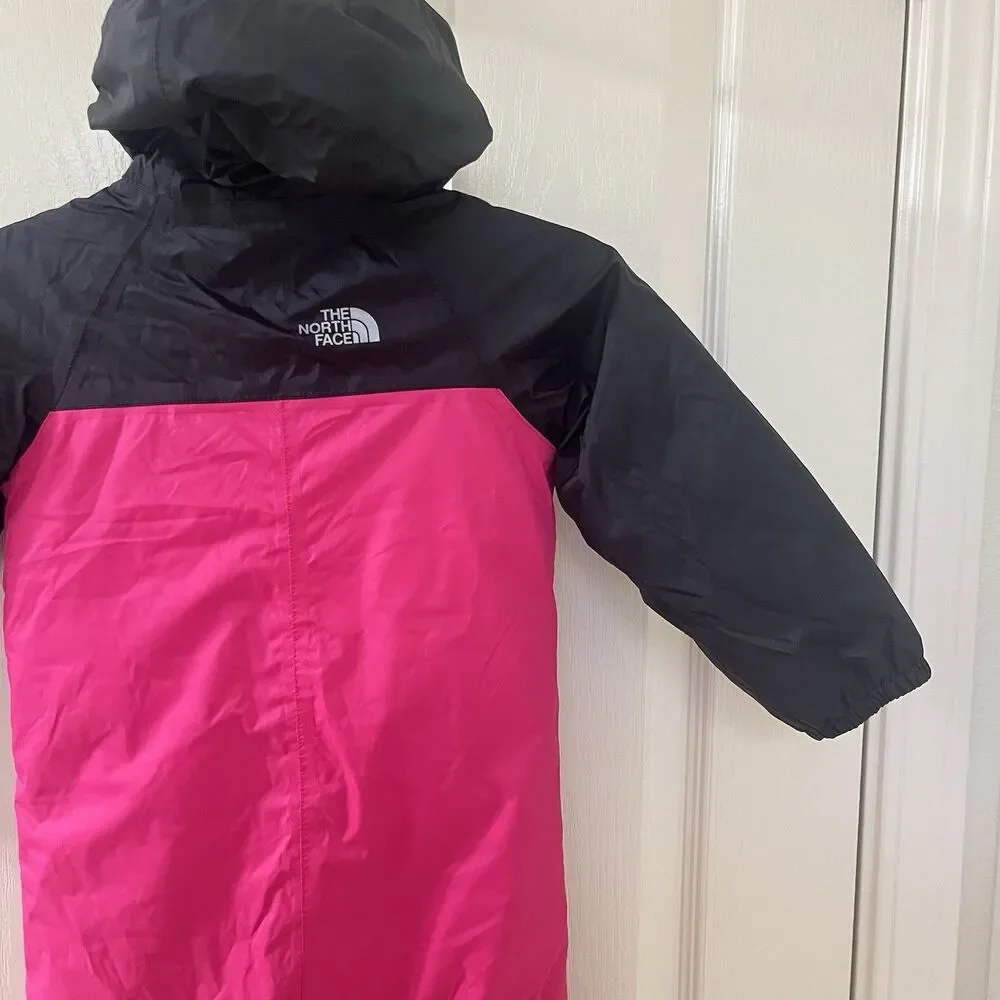 The North Face Insulated Tailout One Piece Snowsuit Pink Girls Size 18-24 Months